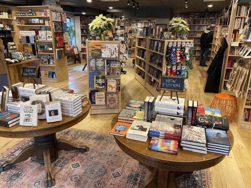 Paper Boat co-owner Eric Judy says Matt Kracht’s satirical “Field Guide to the Dumb Birds of North America” has been a surprise hit on his shelves in West Seattle. (Courtesy of Paper Boat Booksellers)