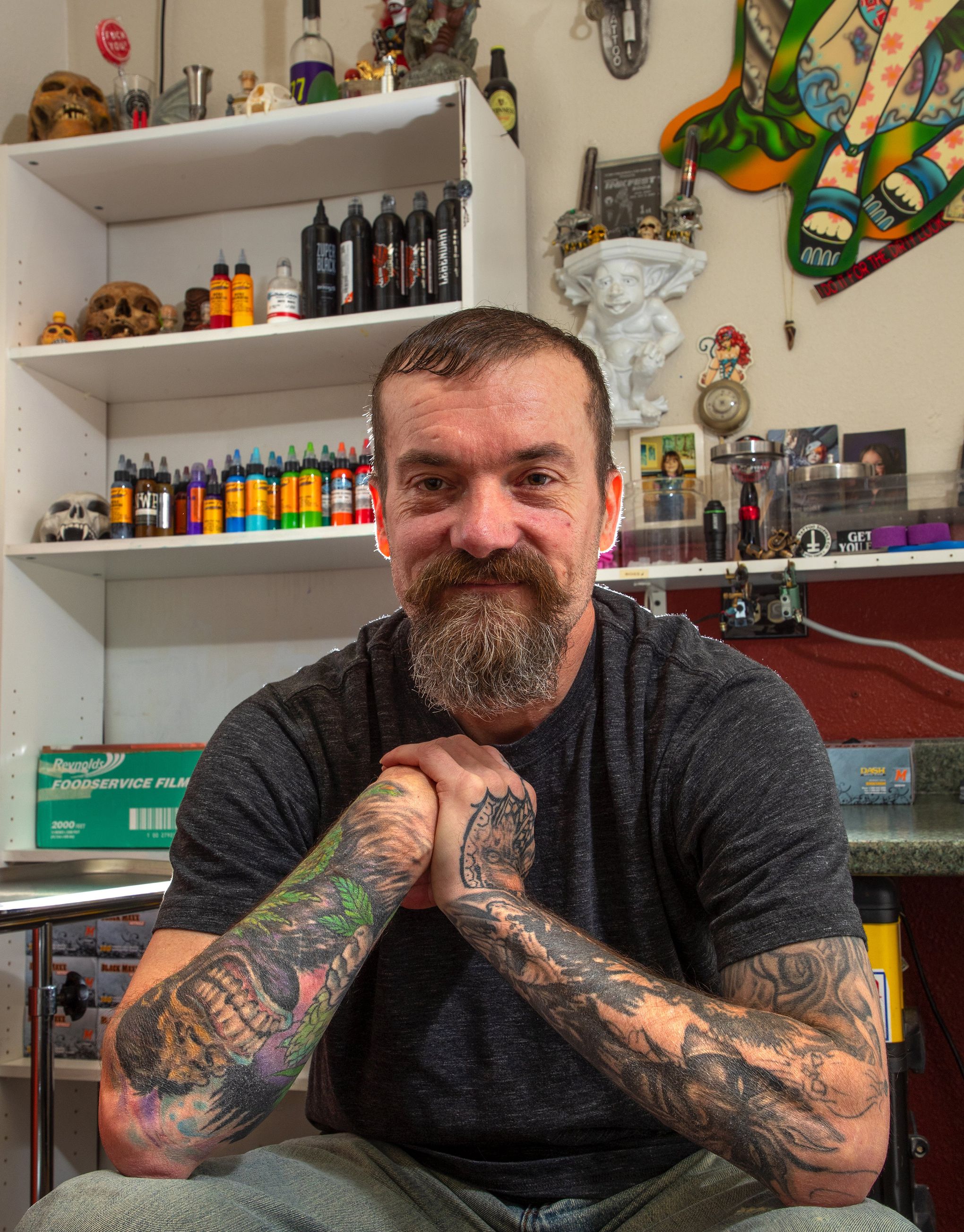Former tattoo artist who gave live brain tissue to science during