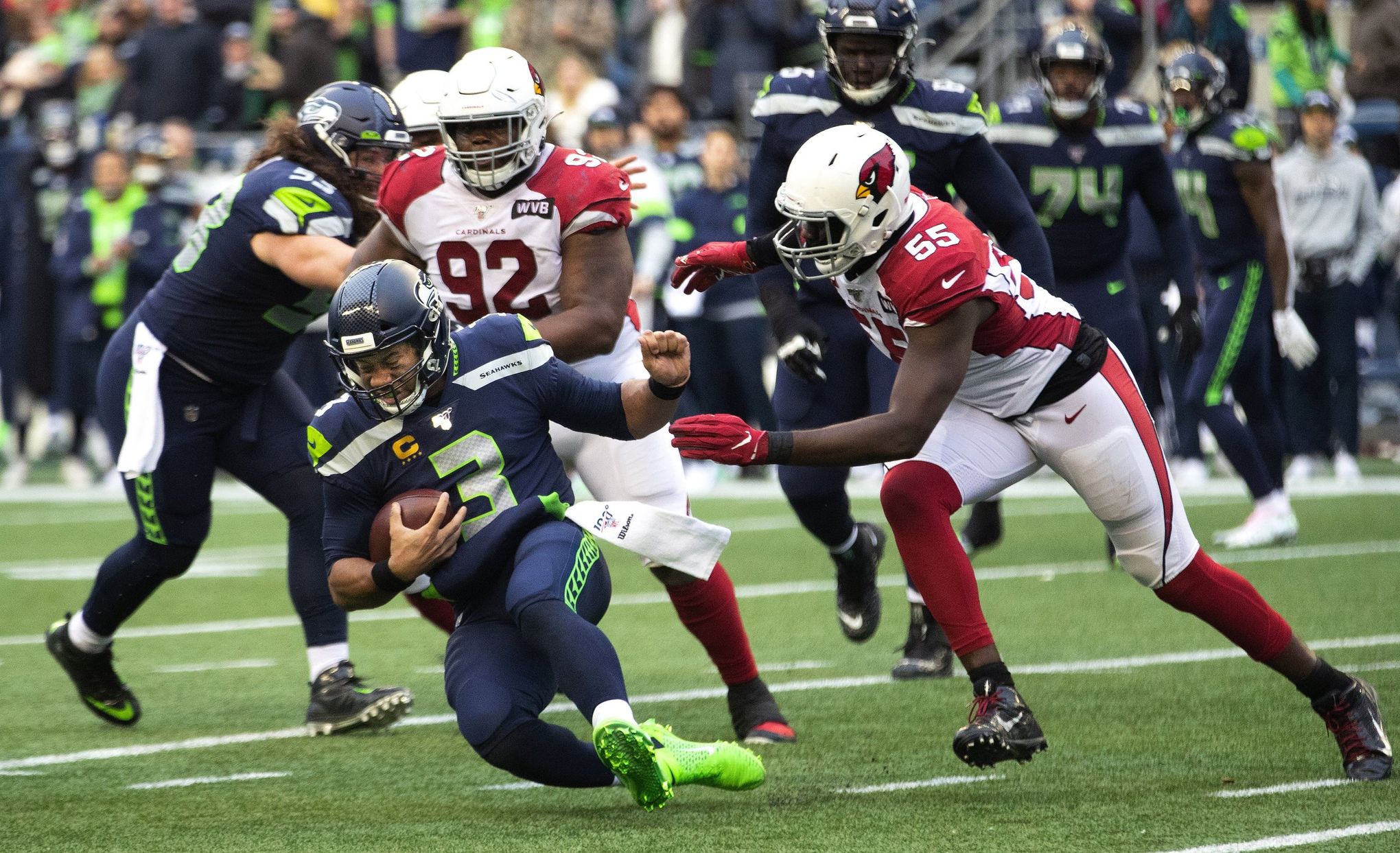 The Seahawks are hobbled and throttled by the Cardinals, and a bigger game  looms