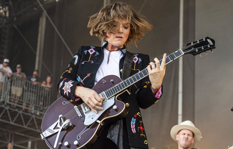Brandi Carlile performs at the Bonnaroo Music and Arts Festival on Sunday, June 16, 2019, in Manchester, Tenn. (Photo by Amy Harris/Invision/AP)  (Amy Harris / Amy Harris/Invision/AP)