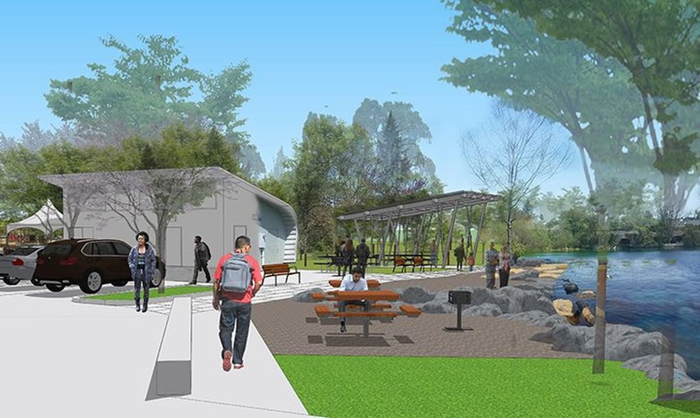 Rainier Beach community advocates have worked for years to design a renovated Be’er Sheva Park beach area. (Rainier Beach Link2Lake)