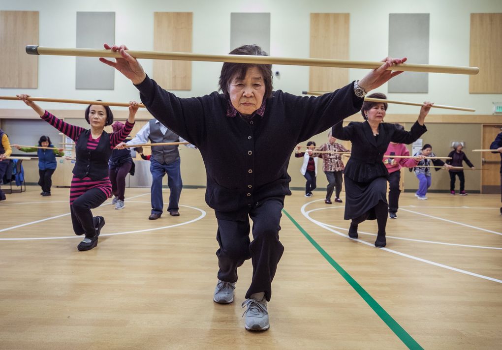 Known affectionately as “Ms. Suki,” 86-year-old Setsuko Irei is a regular at Seattle’s Asian Counseling and Referral Service, even though the journey requires three buses from her home in Burien. (Steve Ringman / The Seattle Times)