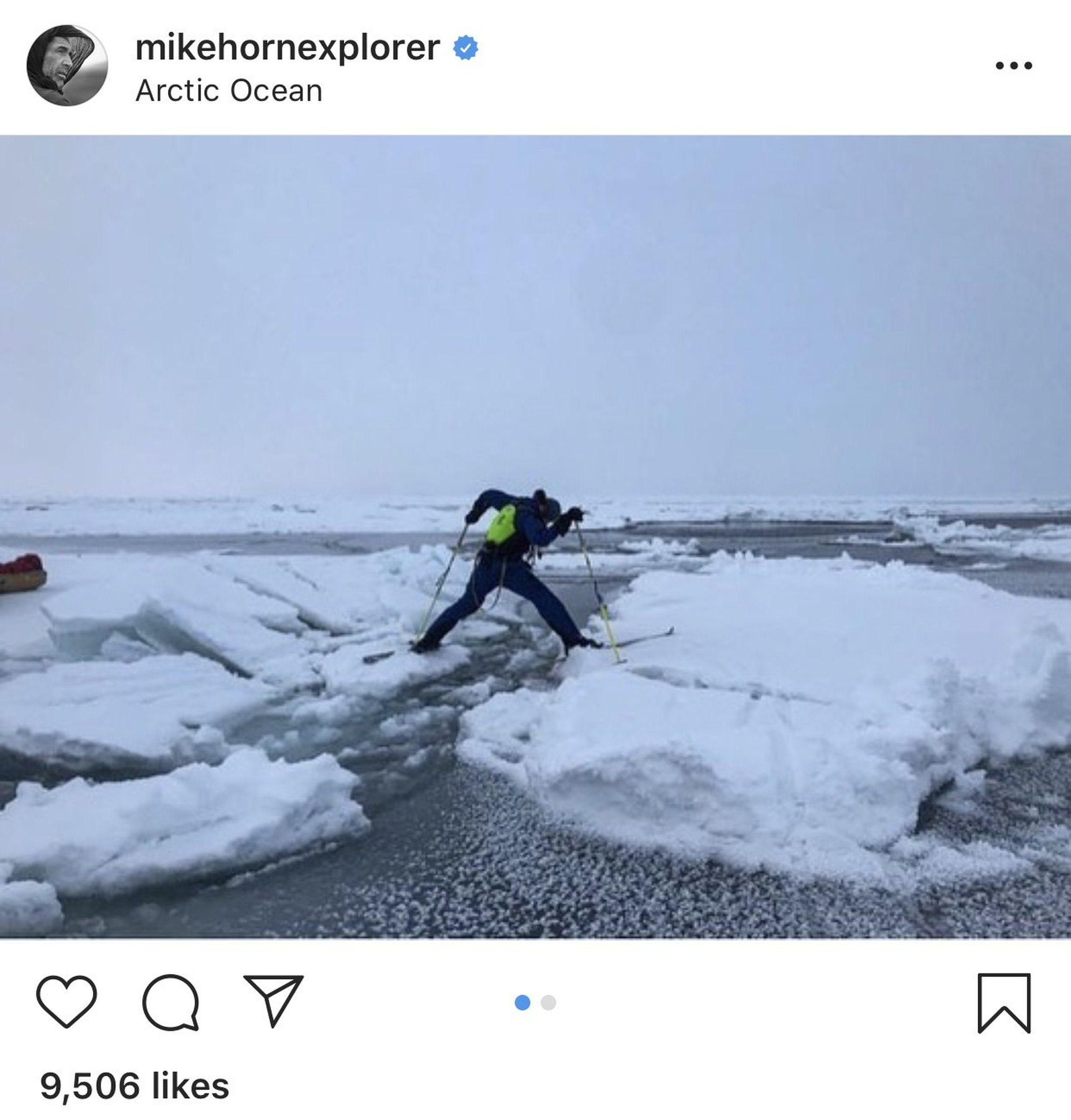 We are here to ski across the Arctic Ocean': Dispatches from Mike