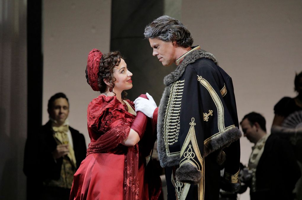 Seattle Opera presents Tchaikovsky’s “Eugene Onegin” — shown here in Lyric Opera of Kansas City’s 2017 production — from Jan. 11-25 at McCaw Hall. (Cory Weaver)