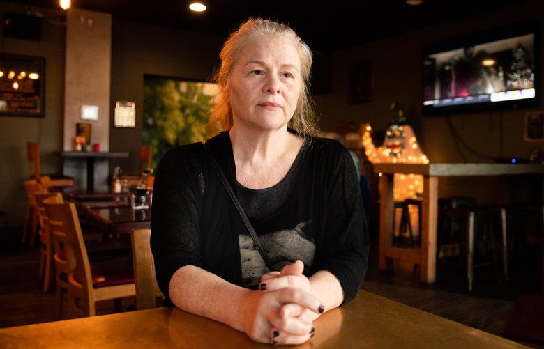 “It started a couple months ago, slowing down a little bit and just over the last several weeks its been like a ghost town” says The Hop Garden manager Kristen Fisher as she poses for a portrait inside the pub in Renton on Dec. 16, 2019. 212419