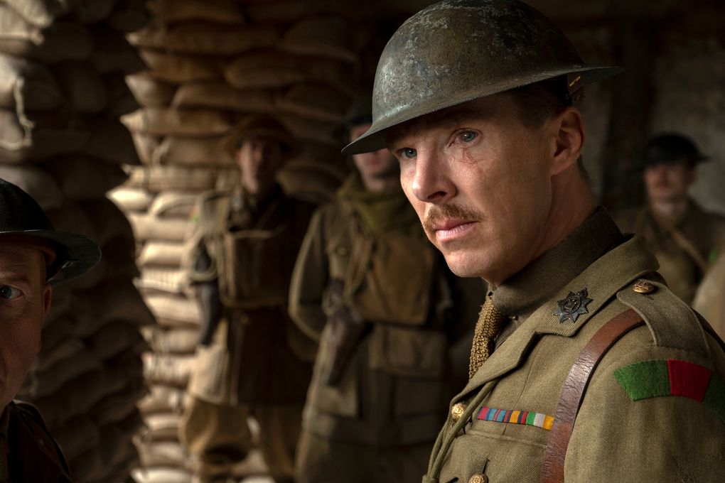 This image released by Universal Pictures shows Benedict Cumberbatch as Colonel Mackenzie in a scene from “1917,” directed by Sam Mendes. (François Duhamel /
Universal Pictures via The Associated Press)