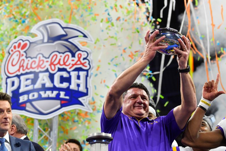 LSU's Burrow faces Oklahoma's Hurts in Peach Bowl semifinal