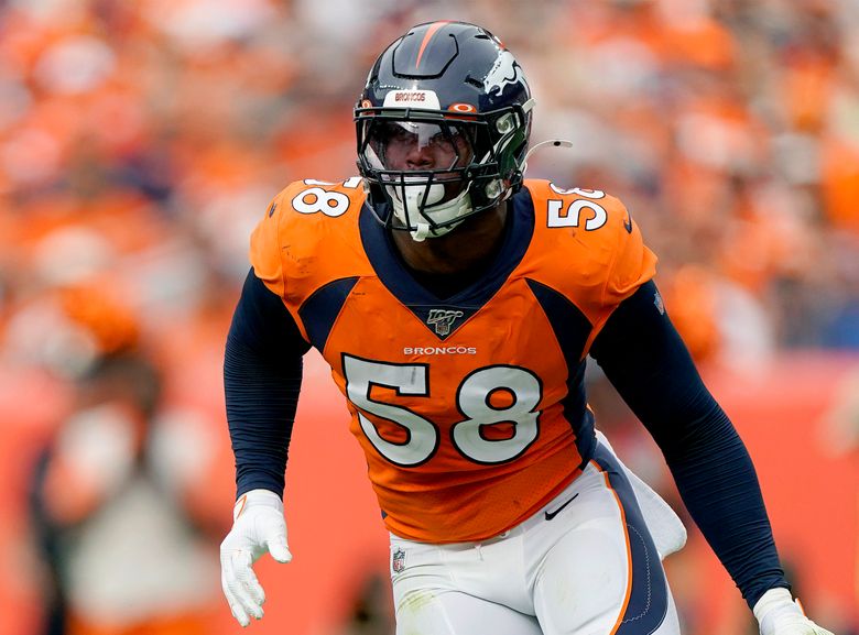 Broncos Calvin Anderson focused on protecting Russell Wilson