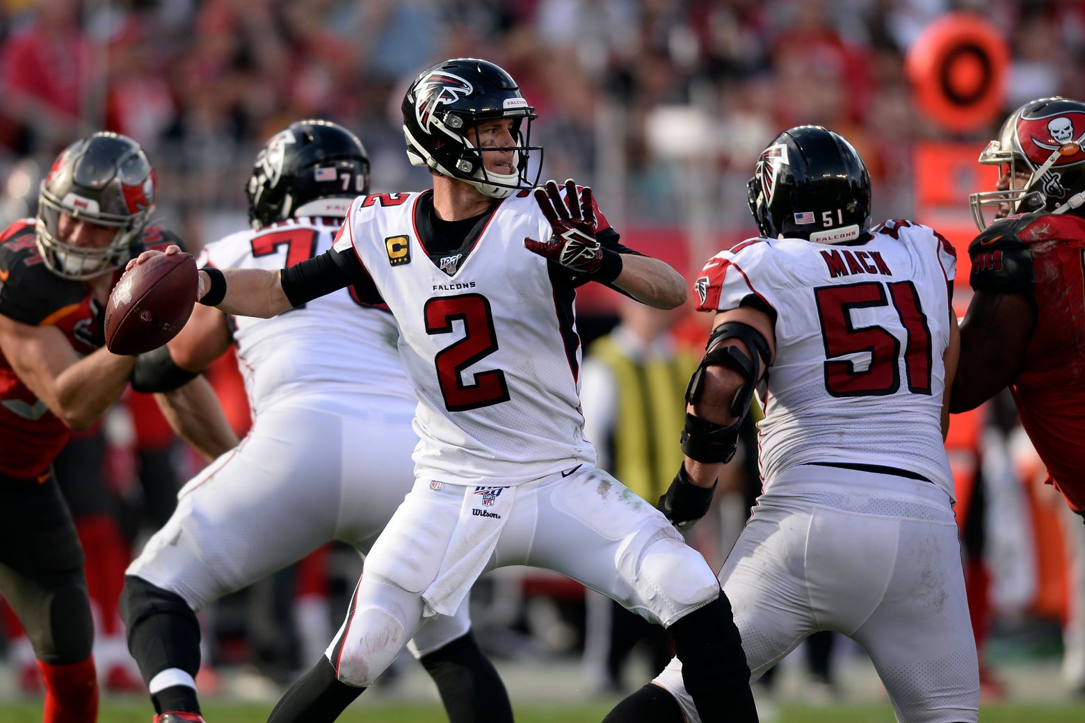 Jones' INT return in OT lifts Falcons over Bucs 28-22