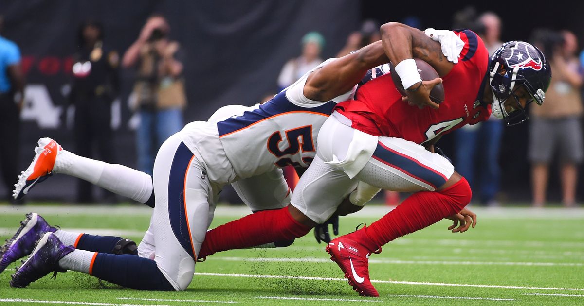 WATCH: Broncos' Drew Lock hits Jeff Heuerman for touchdown against Texans –  The Denver Post