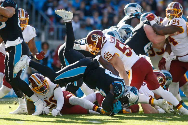 Derrius Guice's two touchdowns help Redskins hold on to beat Panthers