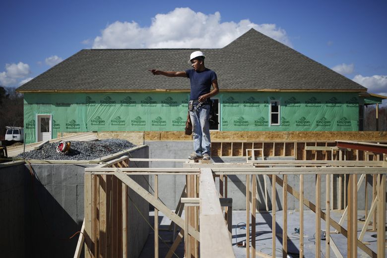 A severe shortage of homes for working-class and low-income families is pushing up house prices and rents across the country, putting homeownership increasingly out of reach for many Americans and making rents so high that it is all but impossible for renters to save. (Luke Sharrett / Bloomberg, file)