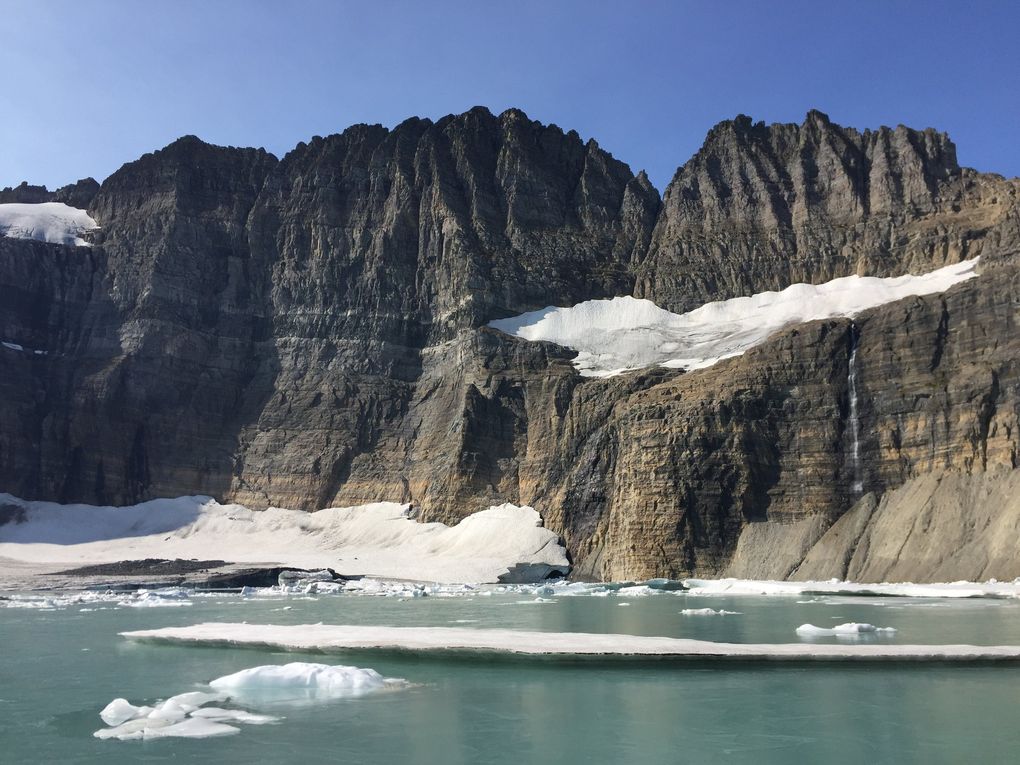 Celebrate the 50th anniversary of the first Earth Day outdoors, perhaps at a place like Glacier National Park in Montanta, which houses Grinnell Glacier. (Beth J. Harpaz / The Associated Press)