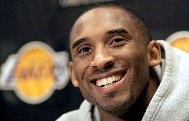 Los Angeles Lakers basketball star Kobe Bryant smiles as he talks about his 81-point game Sunday against the Toronto Raptors at Lakers headquarters in El Segundo, Calif., Tuesday, Jan. 24, 2006. Bryant was killed in a helicopter crash January 20, 2020. He was 41. (Reed Saxon / The Associated Press)
