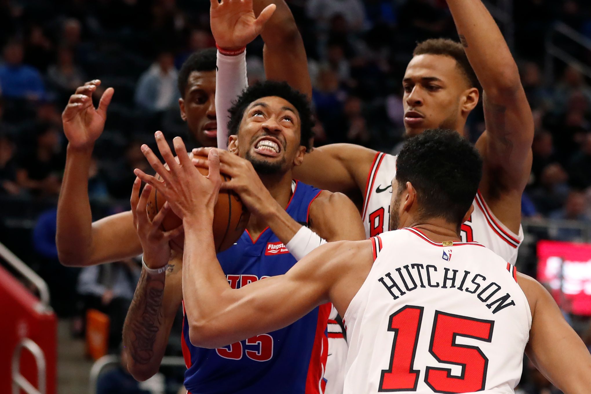 NBA_ Jersey Detroit''Pistons''Men Derrick Rose Luke Kennard
