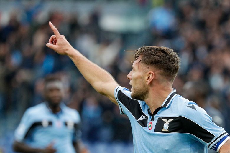 along school Rooster Immobile treble helps title contender Lazio crush Samp 5-1 | The Seattle  Times