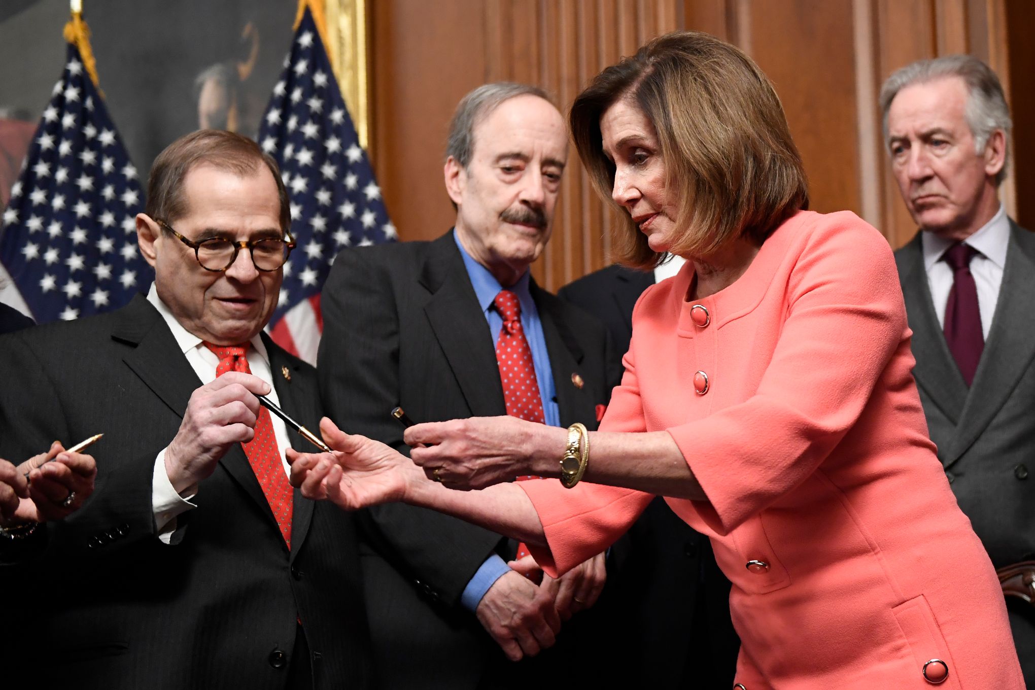 Nancy Pelosi Used 30 Different Pens to Sign Trump Impeachment Articles