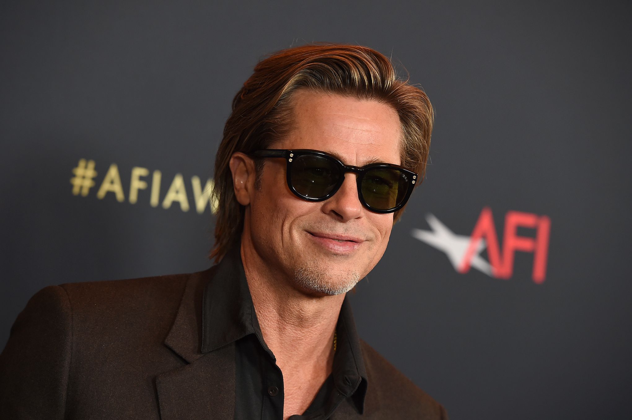 Bradley Cooper Poses with Brad Pitt & Leonardo DiCaprio at AFI Awards