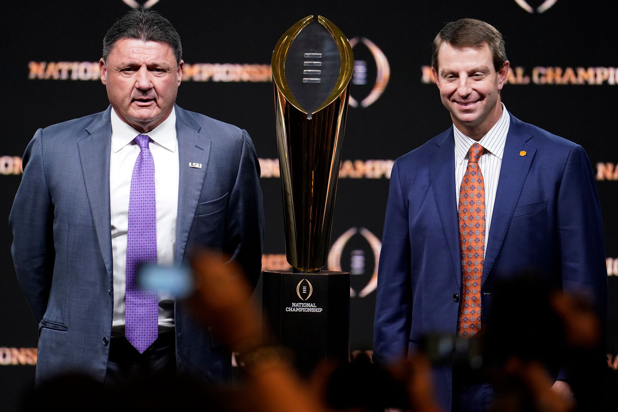 AP names Orgeron nation's top coach