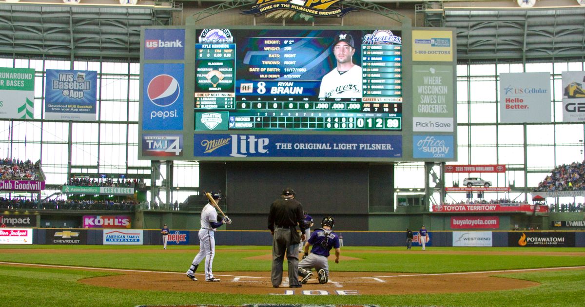 Miller Park MIlwaukee Brewers Baseball Ballpark Stadium Jigsaw Puzzle