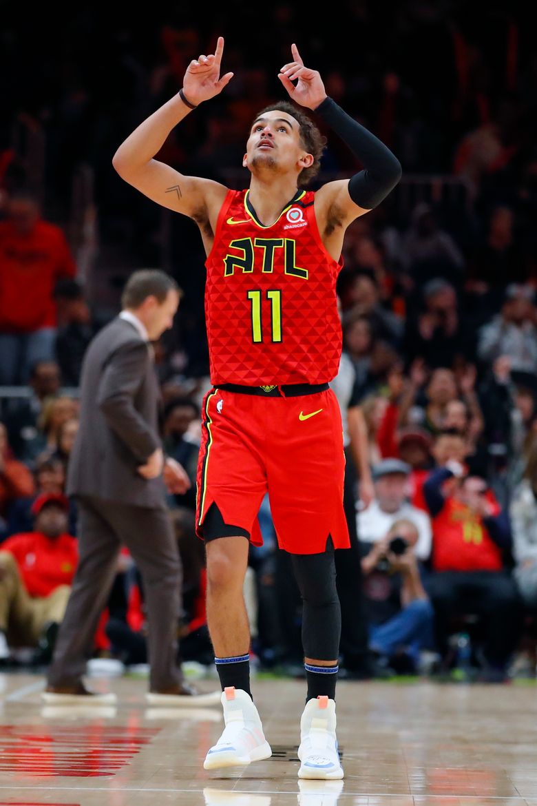 Young scores 45 on emotional night, leads Hawks past Wizards