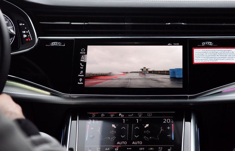 An undated photo provided by Pirelli shows a dashboard with warnings sent from the company’s Cyber Tire. The tires, Pirelli says, can sense if a car is slipping and warn the driver or the car to make adjustments. (Pirelli via The New York Times)
— NO SALES; FOR EDITORIAL USE ONLY WITH NYT STORY AUTOS SMART TIRES BY STEPHEN WILLIAMS FOR FEB. 13, 2020. ALL OTHER USE PROHIBITED. — XNYT60 XNYT60