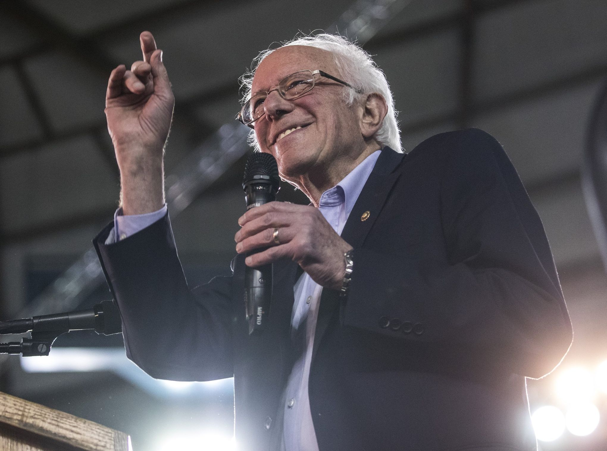 Sanders Campaign Claims Record-Breaking Crowd at New York Rally