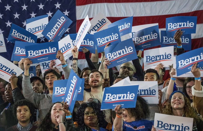 I am back,' Bernie Sanders tells supporters at NYC rally