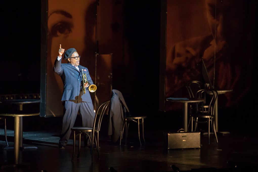 For “Charlie Parker’s Yardbird,” which Seattle Opera is presenting Feb. 22-March 7, André is moderating a panel called Black Representation in the Arts. Shown here is a Lyric Opera of Chicago production of “Yardbird.” (Todd Rosenberg)