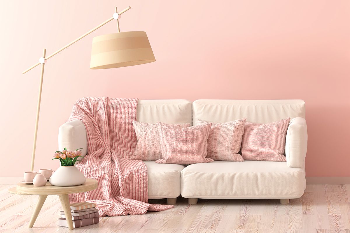 Light pink store home decor