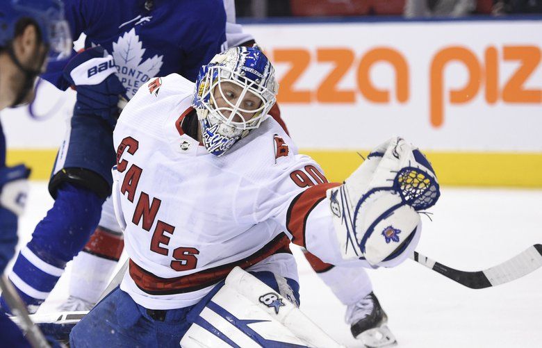 Carolina Hurricanes’ Zamboni driver turned emergency goaltender evokes
