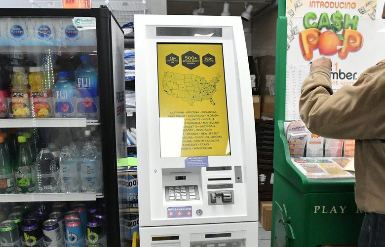 February 8, 2020 Norcross – Bitcoin Depot ATM is shown at Citgo Gas Station on Holcomb Bridge Rd in Norcross on Saturday, February 8, 2020. (Hyosub Shin / Atlanta Journal-Constitution) 