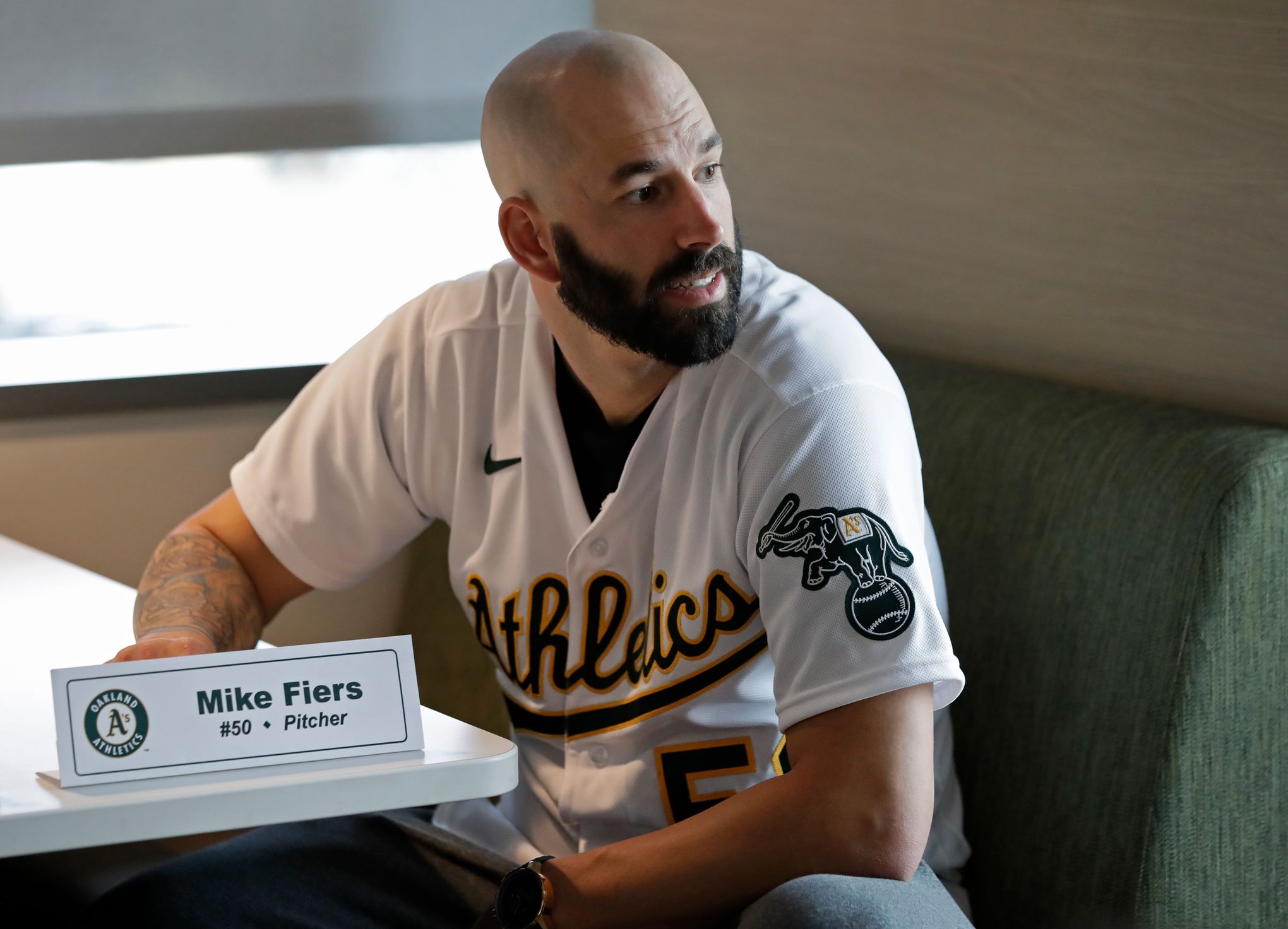 A's pitcher Fiers eager to move on from whistleblower role
