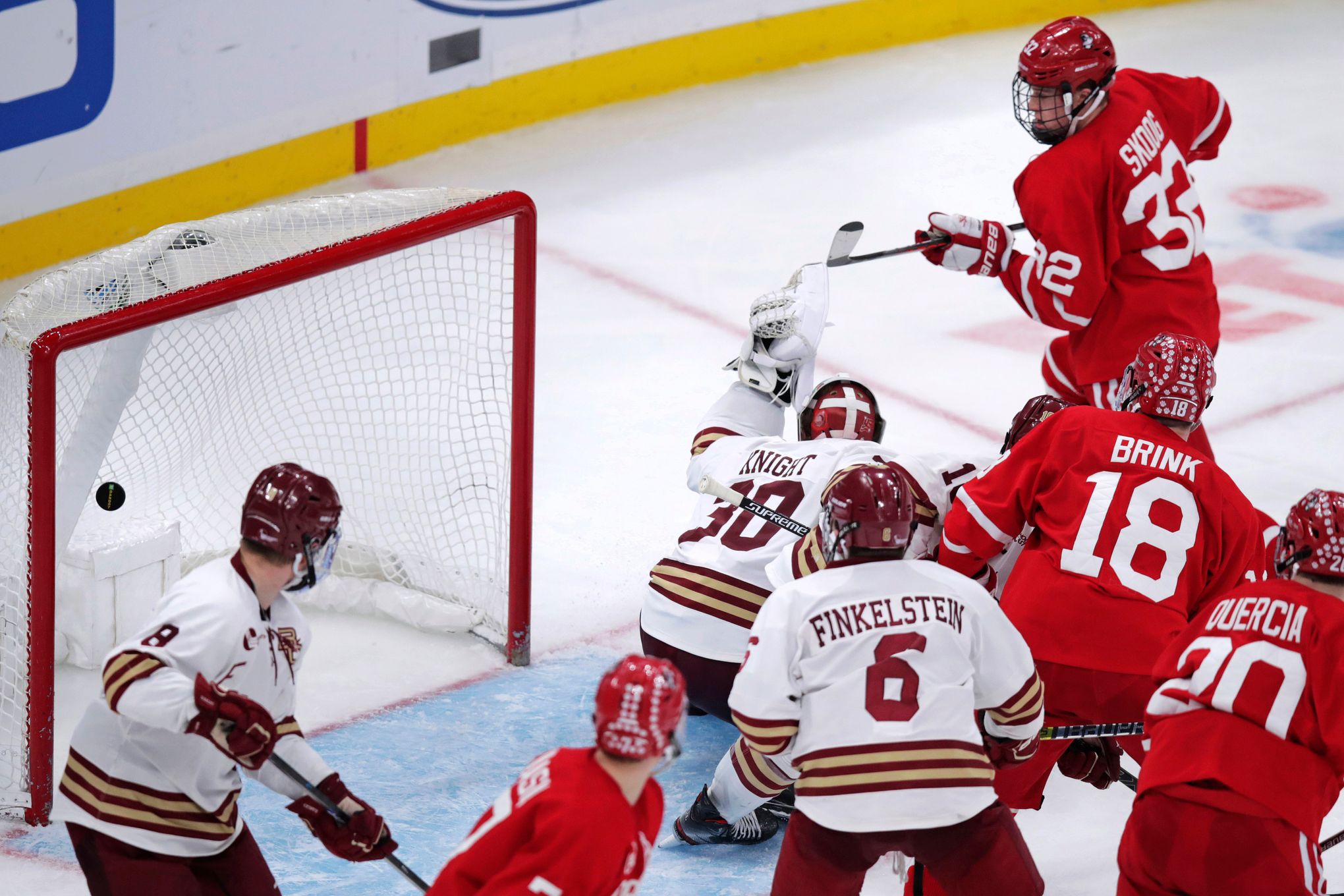Northeastern 3-Peats at Beanpot with 5-4 Double OT Win over BU