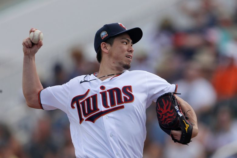 Maeda gives up leadoff HR in 1st start for Twins, settles in