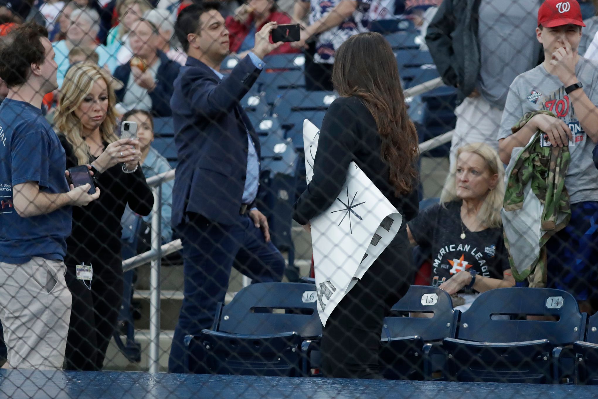 Fans heckling Astros spring opener get signs stolen - The San Diego  Union-Tribune