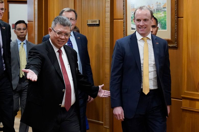 Britain says 'open for business,' seeks deeper ASEAN ties