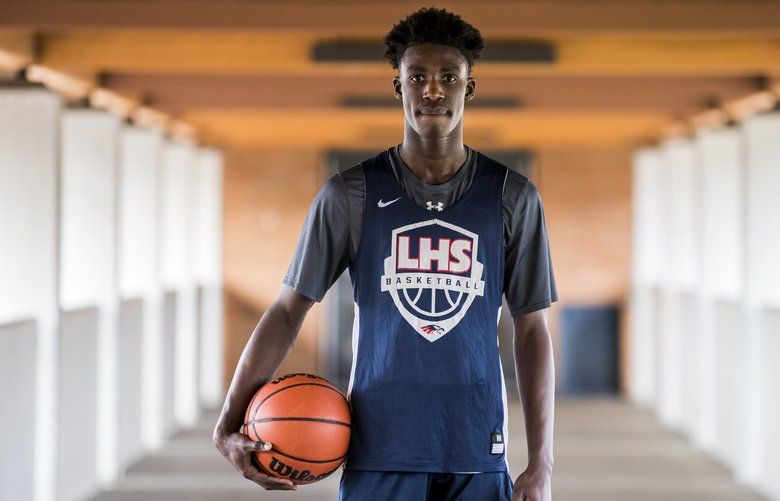 Senior Mo Kora at Lindbergh high school on Tuesday, Feb. 25, 2020. Kora is the son of Gambian immigrants who grew up taking care of his younger siblings while his parents built a business and worked multiple jobs. Kora has become a stand out player with a high GPA. 213090
