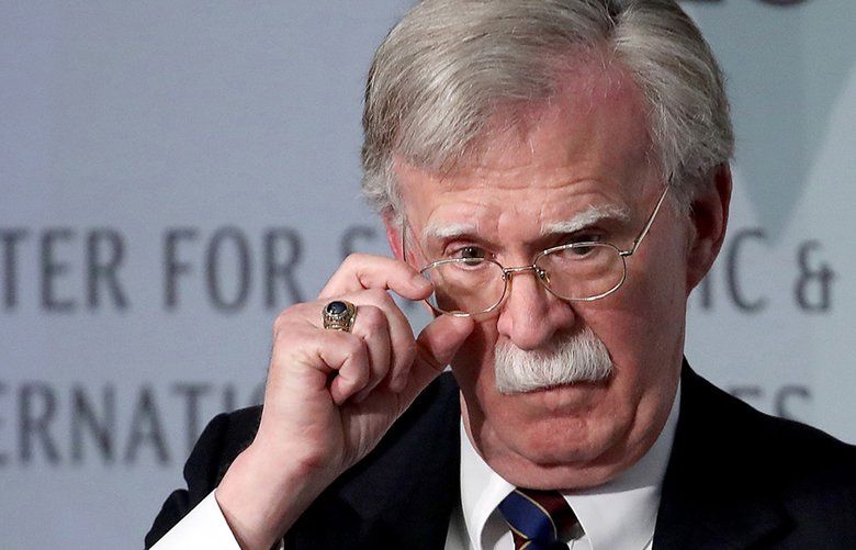 Former national security adviser John Bolton speaks at the Center for Strategic and International Studies in Washington, D.C., on September 30, 2019. (Win McNamee/Getty Images/TNS) 1592611 1592611