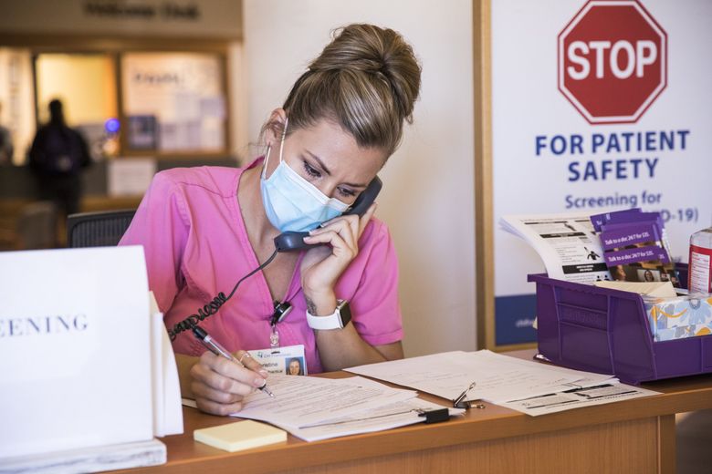 Go inside the nerve center of a Western Washington hospital system dealing  with coronavirus | The Seattle Times