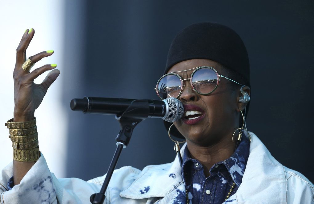 Lauryn Hill performs at the Minnesota State Fair in Falcon Heights, Minnesota, in 2017. (Jeff Wheeler / Star Tribune)