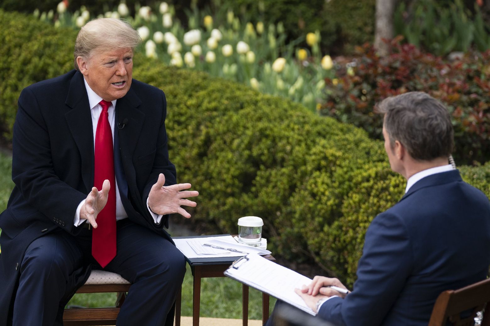 Faux facts pepper Trump's busy day of Fox News, task-force TV briefing |  The Seattle Times