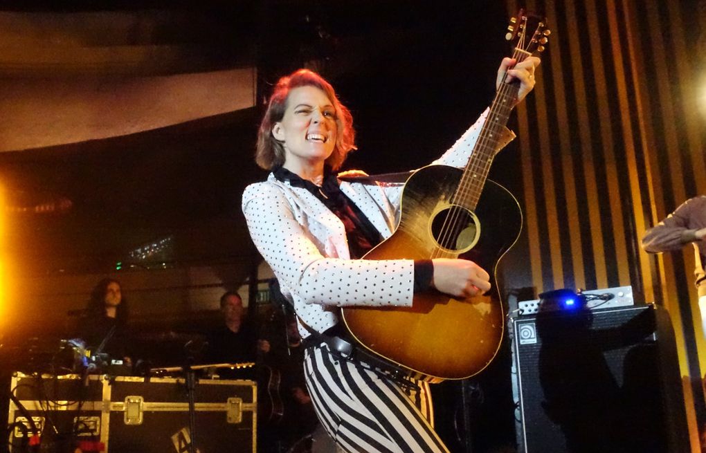 Brandi Carlile at Los Angeles’ Hollywood Palladium during a Grammy week concert earlier this year. (Michael Rietmulder / The Seattle Times)