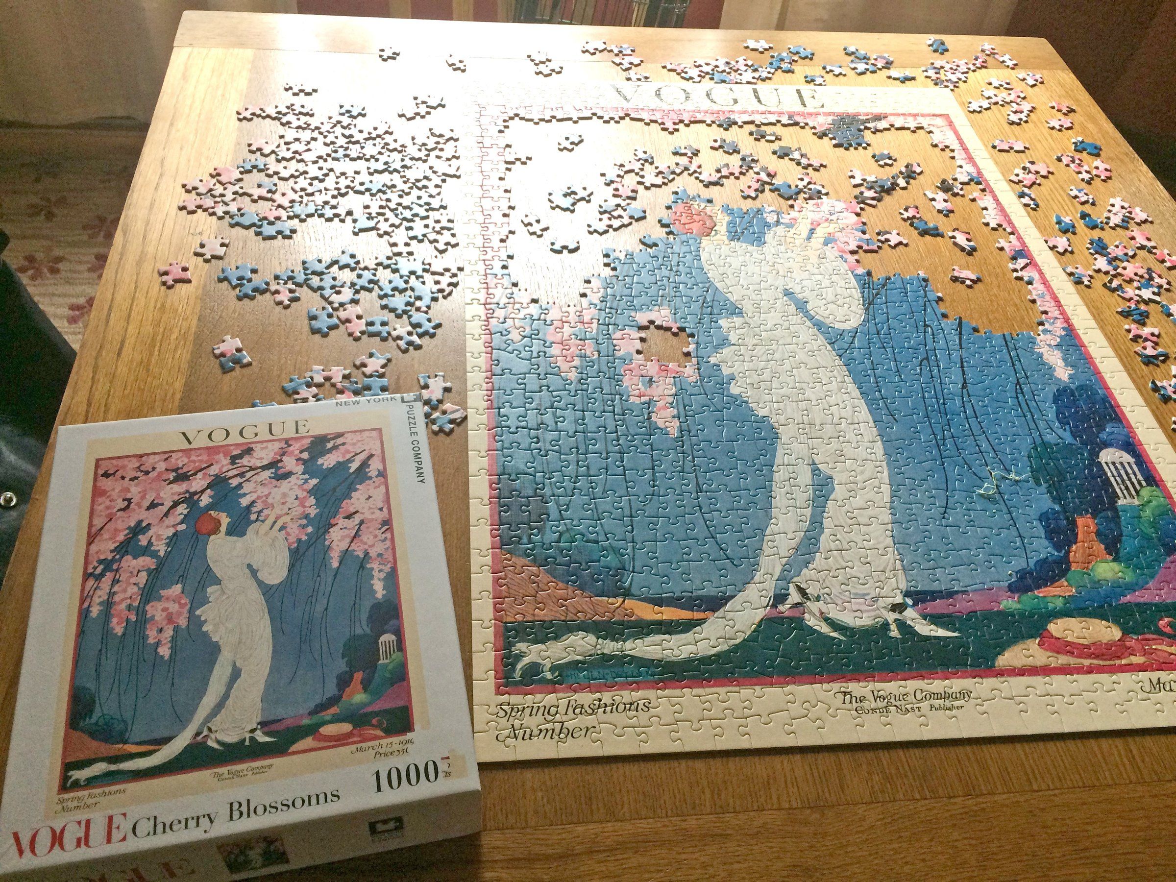 Sunday Best: A 1919 Vogue cover from a shelter-in-place puzzle