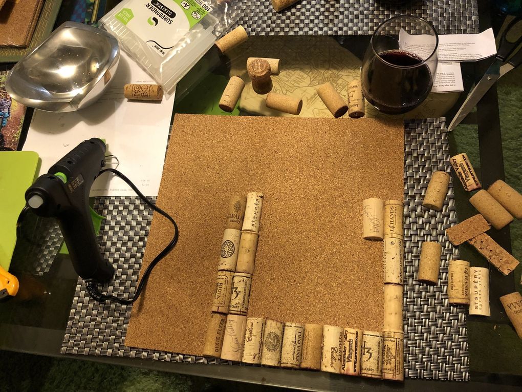 Playing with wine corks can be fun. Just grab a hot glue gun, some corks and a box cutter. (Stefanie Loh / The Seattle Times)