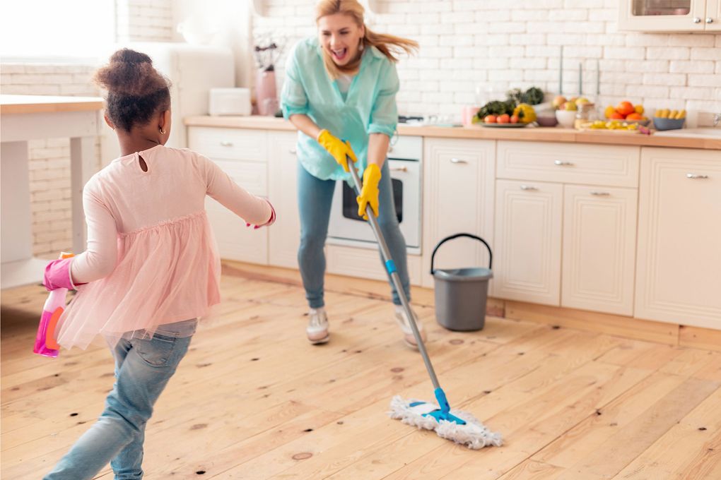 Tidying up can provide a good amount of physical activity. Combine it with a mini dance party to get the kids moving too. (Getty Images)