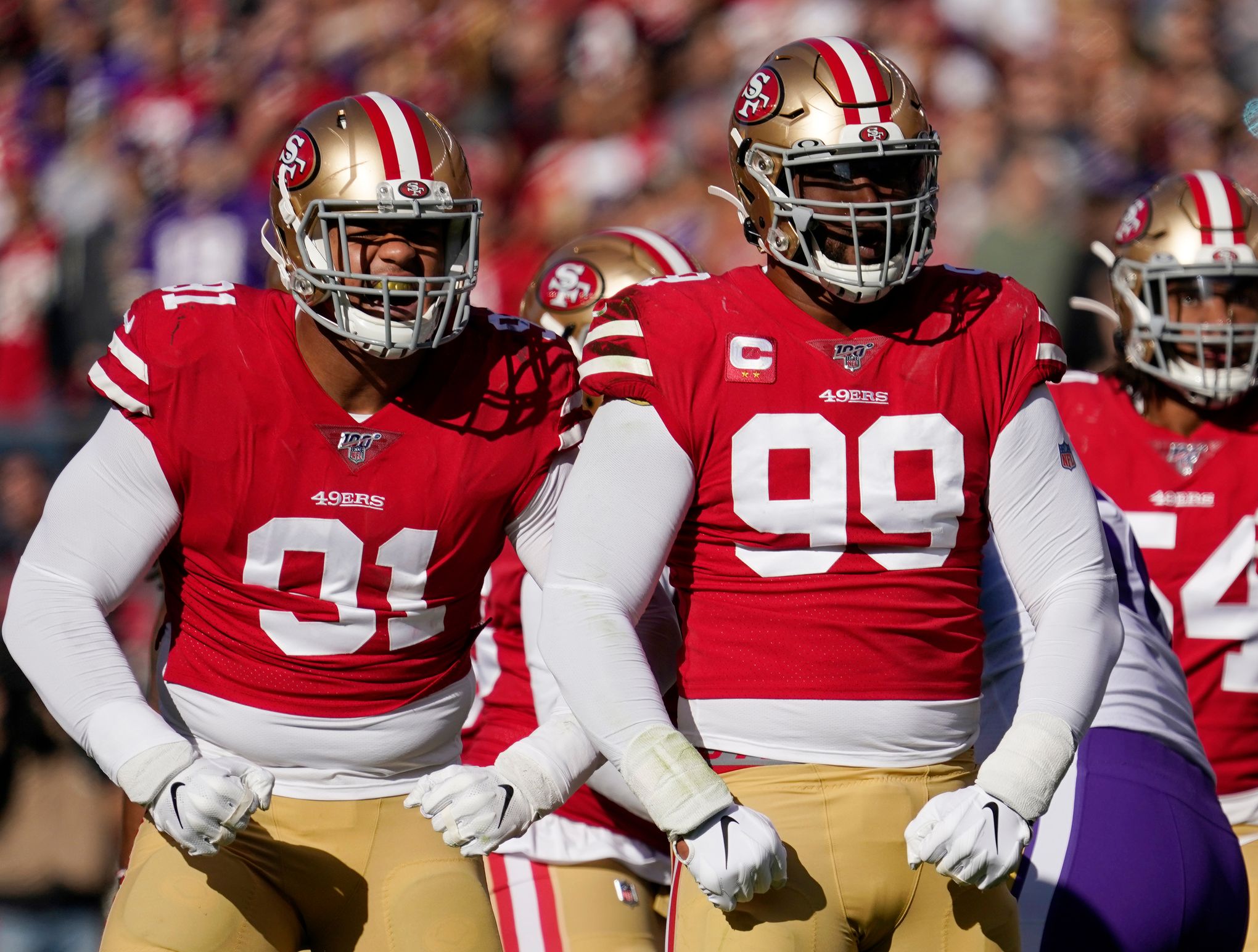 Defensive tackles Aaron Donald and DeForest Buckner ready to