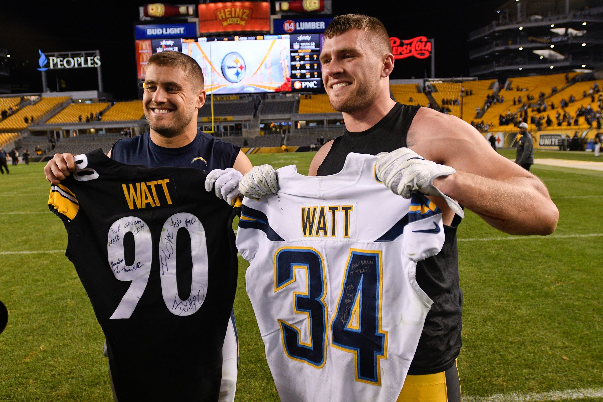 JJ Watt Posts Family Photo With Brothers at Heinz Field