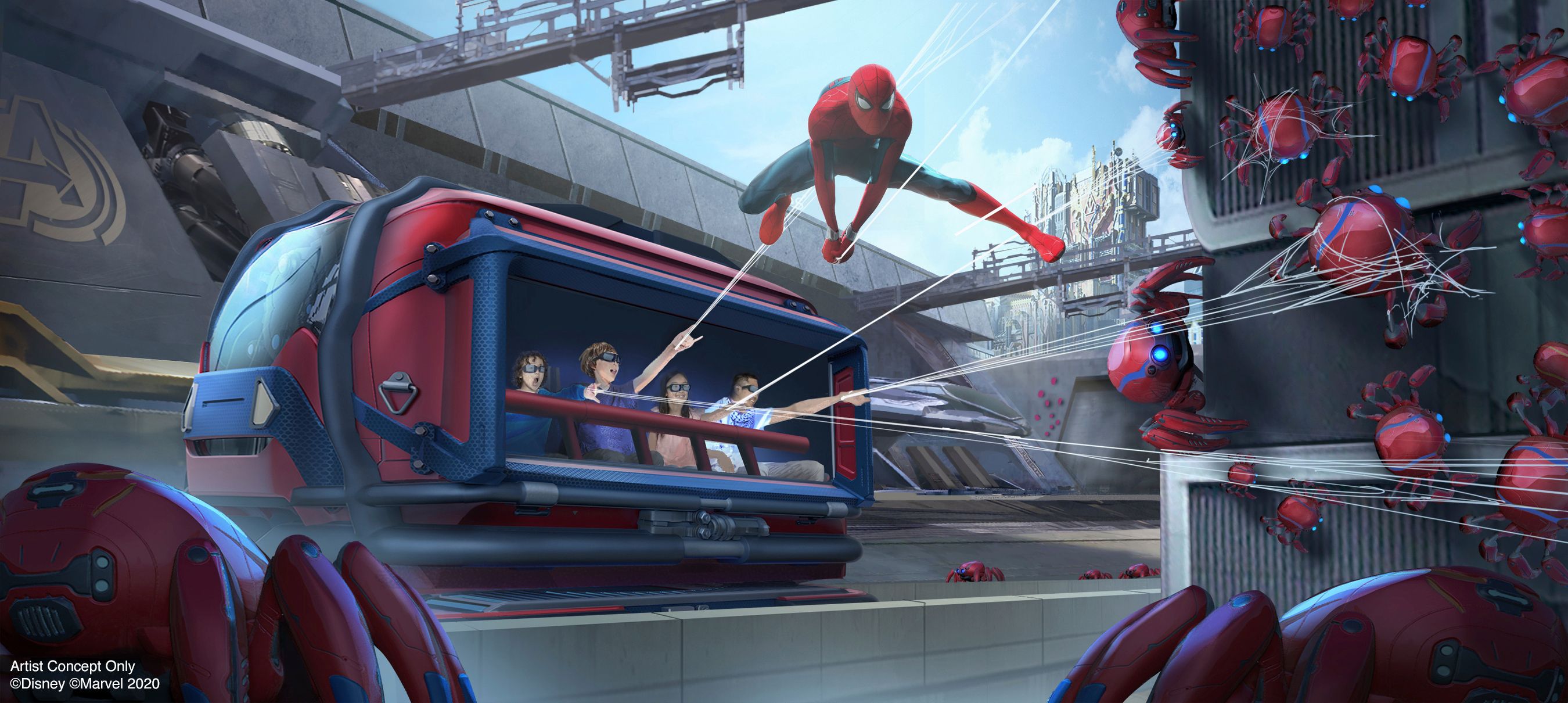 Avengers Campus to let Disneyland visitors sling like Spidey | The