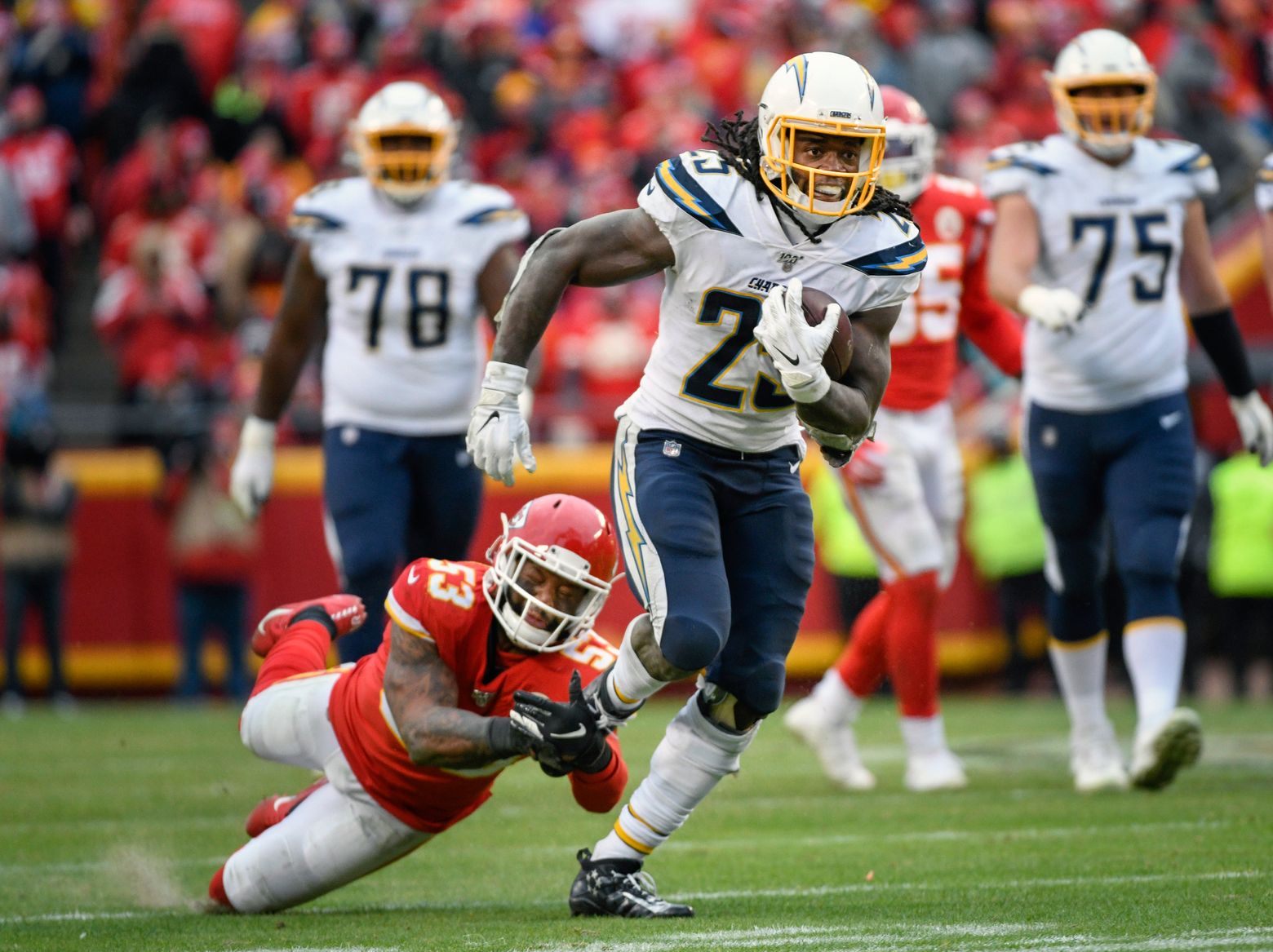 Los Angeles Chargers' ground game doing fine without Melvin Gordon